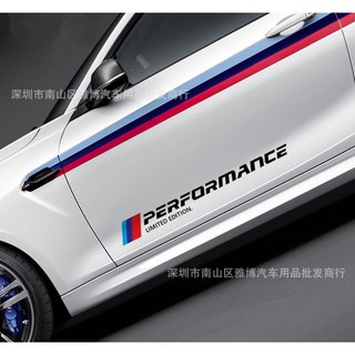 Bộ 2 tem dán cửa xe ô tô Performance