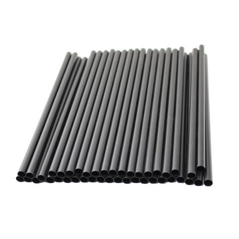Ống hút đen thẳng phi 8 500gr - Tương Đương 300 - 400 chiếc