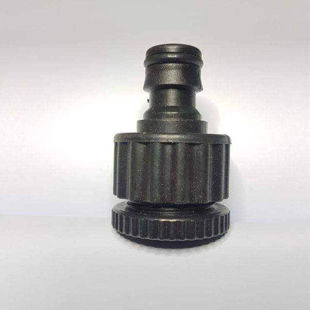 Cút nối nhanh ống đầu chờ vòi ren 21 và 27mm Aquamate Đài Loan dùng để kết nối với đầu vòi nước, chất liệu bằng nhựa3084
