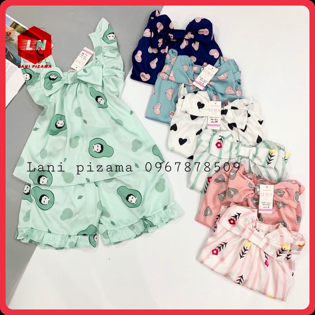 ❤️ BỘ PIZAMA LỤA HAI DÂY BÈO HỌA TIẾT SIÊU ĐẸP
