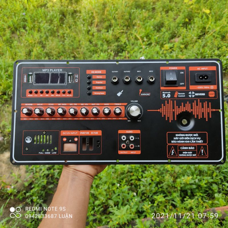 Mạch Echo Reverb - Âm Sắc - Bluetooth Kèm Mặt Sắt 19x38