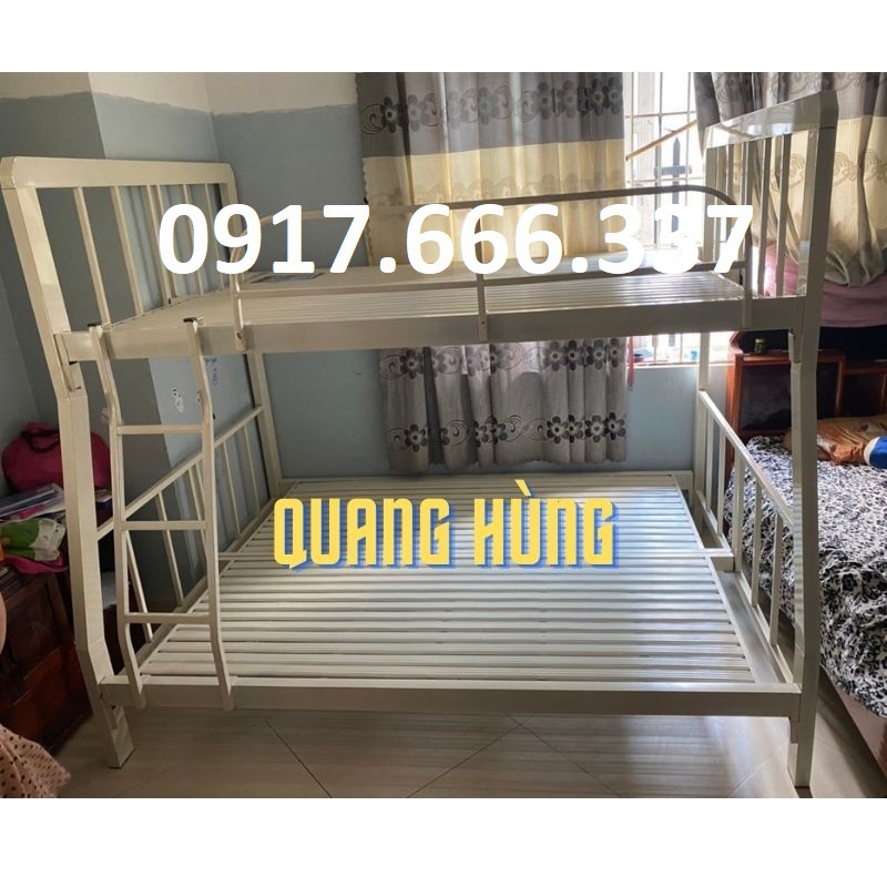 Giường tầng 1m4/1m6 sắt hộp vuông 4x8 cao cấp