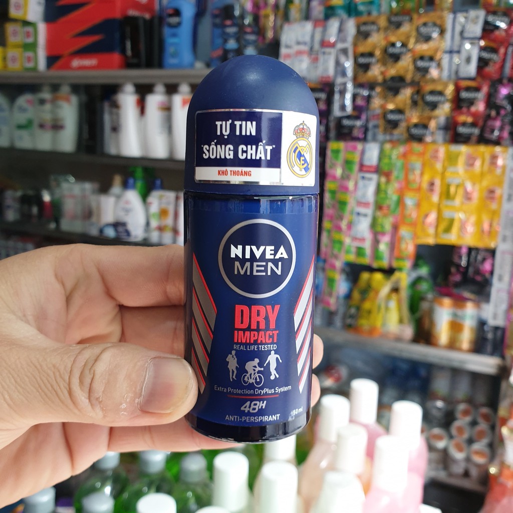 LĂN KHỬ MÙI NIVEA MEN DRY LỌ 50ML