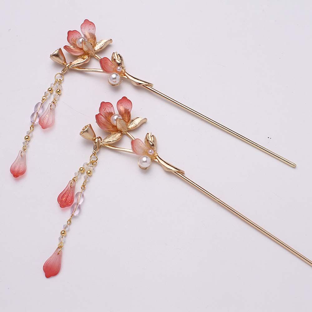 Trâm cài tóc đính ngọc trai nhân tạo phong cách Trung Hoa cổ điển cho nữ