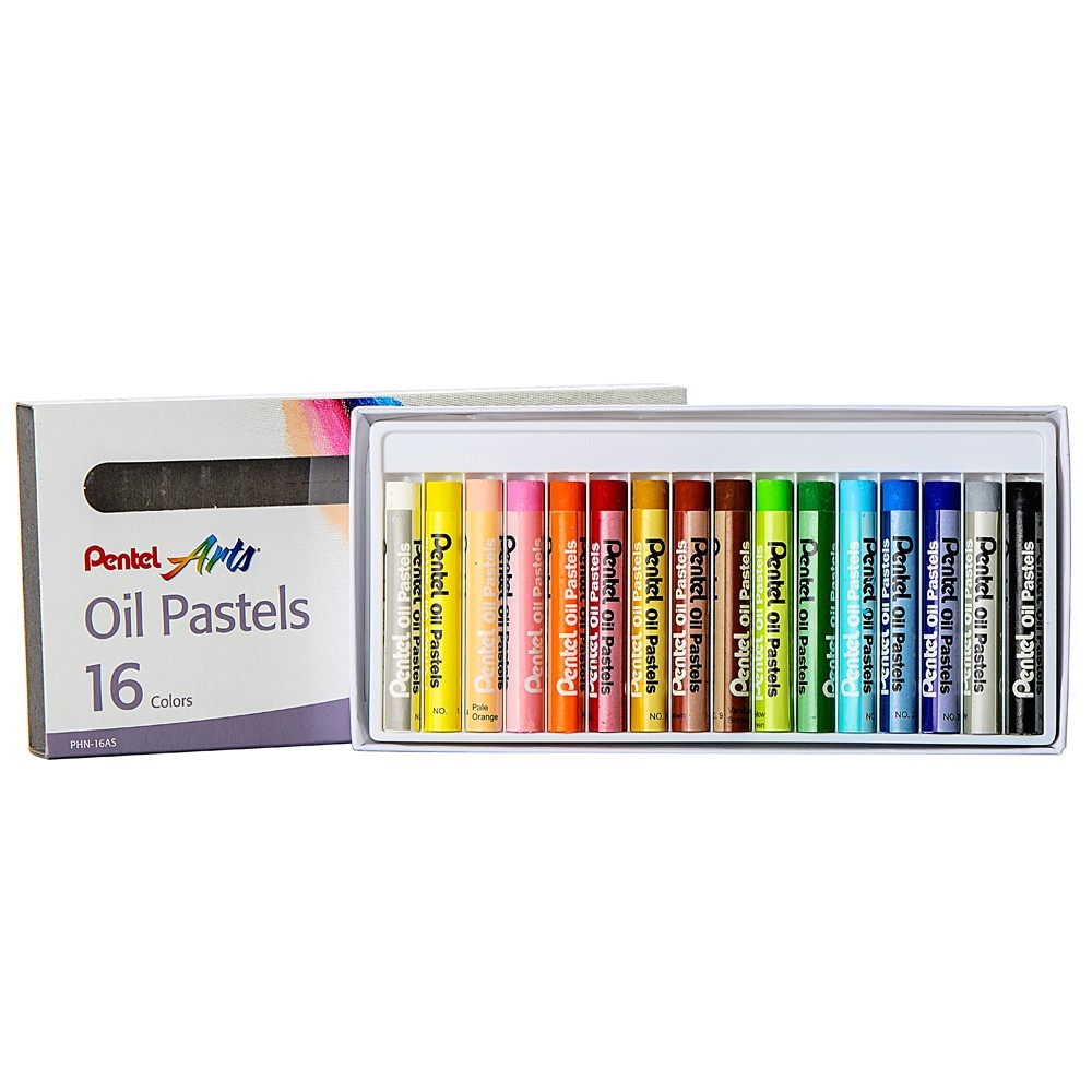 Màu Sáp Dầu Oil Pastel/ Sáp Dầu Pentel từ 12-50 màu PHN12/ PHN16/ PHN25/ PHN36/ PHN50