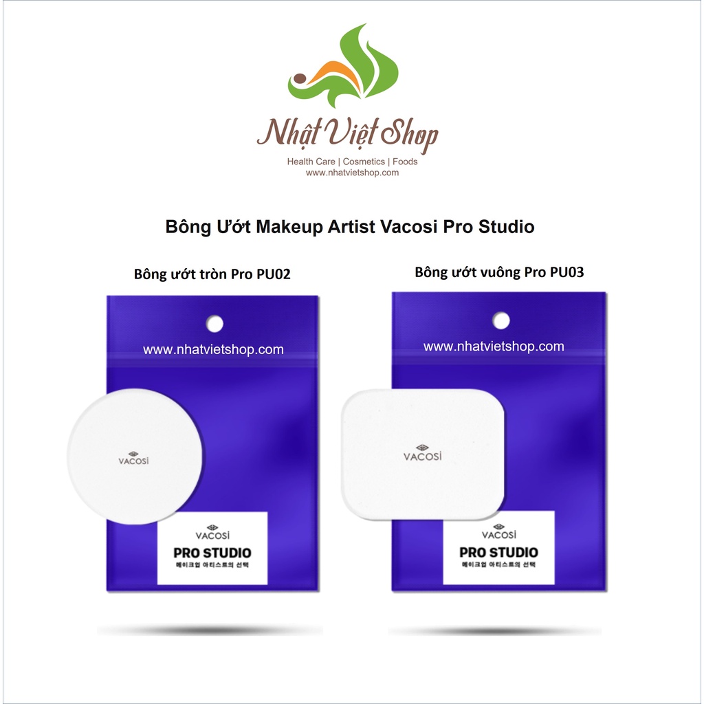 Bông Ướt Makeup Artist Vacosi Pro Studio