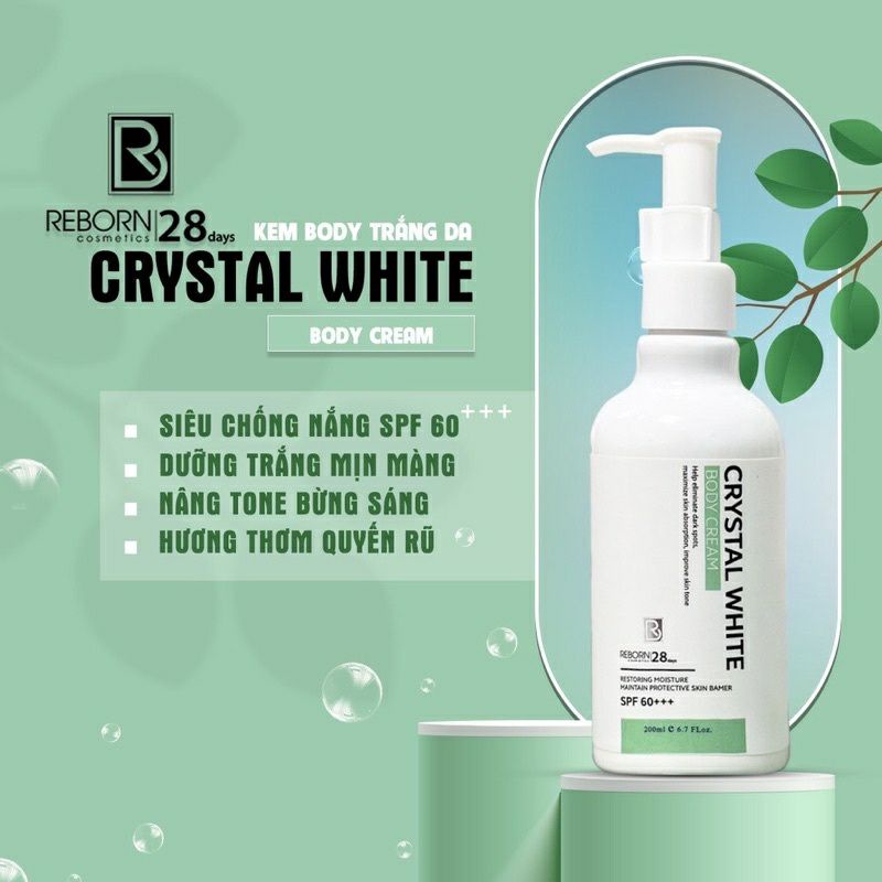 SỮA DƯỠNG THỂ TRẮNG DA CHỐNG NẮNG REBORN _WHITENING BODY LOTION