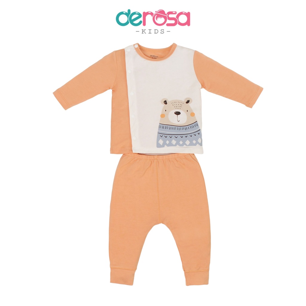 Quần áo trẻ em bộ dài tay thu đông sơ sinh DEROSA KIDS (0 - 6 tháng) BB109-110