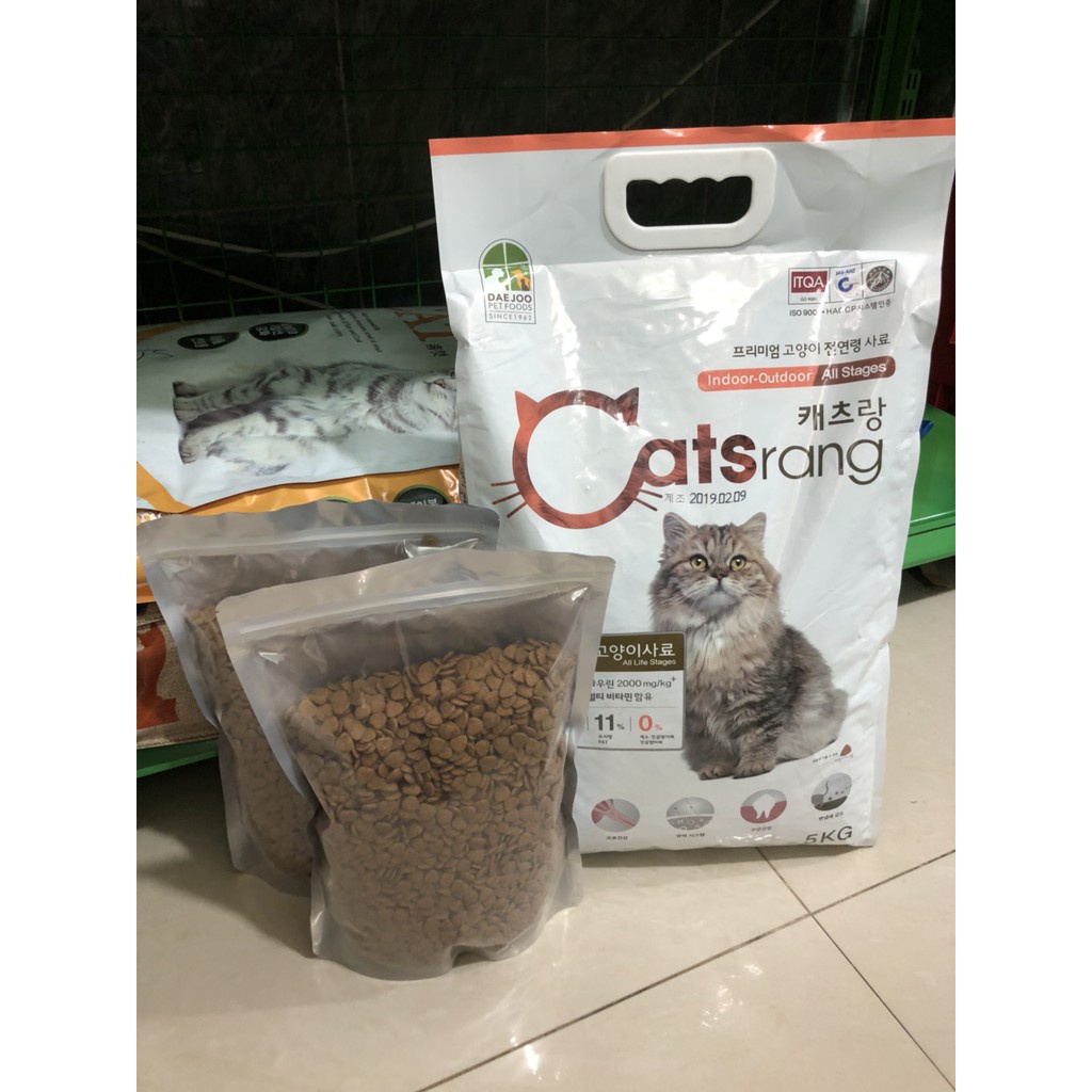 Thức ăn mèo Catsrang 1kg - Lida Pet Shop