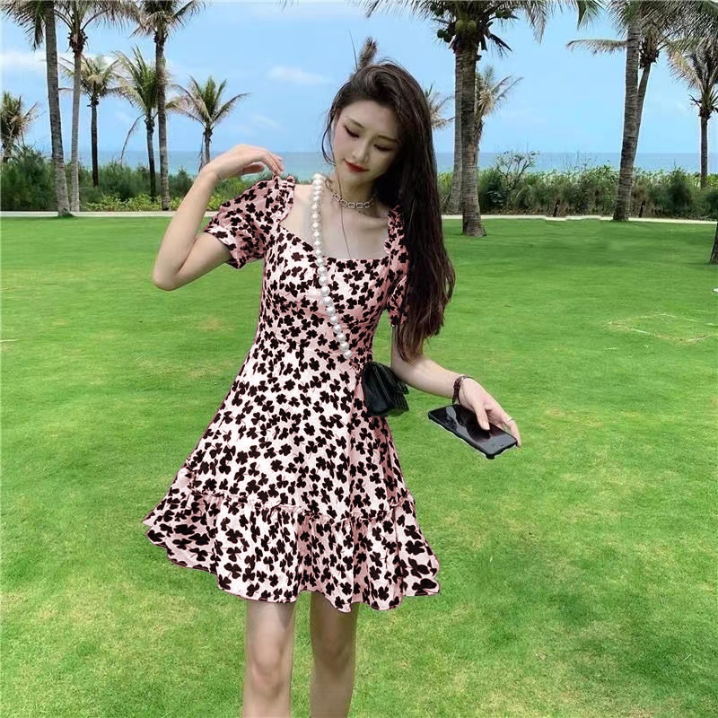 Đầm hoa Perty mùa hè phong cách Hàn Quốc dễ thương cho nữ