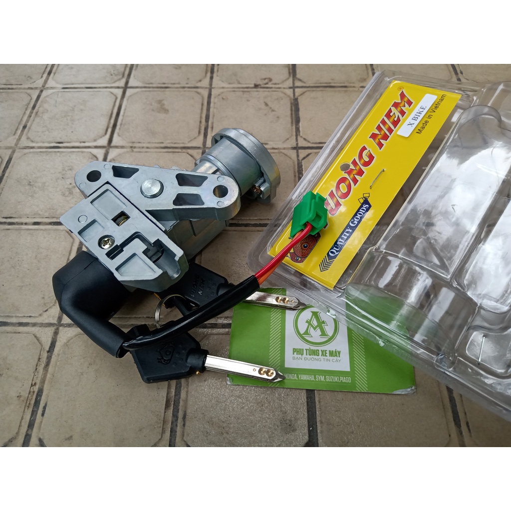 BỘ Ổ KHOÁ SUZUKI AXELO- XBIKE - HAYATE-IMPLUSE 125 6 cạnh