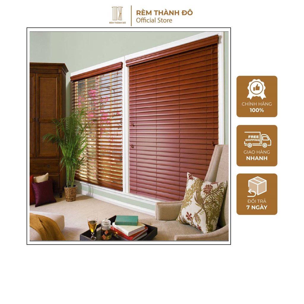 Rèm sáo gỗ - Rèm gỗ nhập khẩu cao cấp NHẬN ĐẶT MỌI KÍCH THƯỚC THEO YÊU CẦU