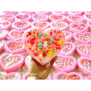 XẢ HÀNG - CÓ SẴN - Hộp nhẫn trái tim 36 chiếc cho bé gái tha hồ làm đẹp