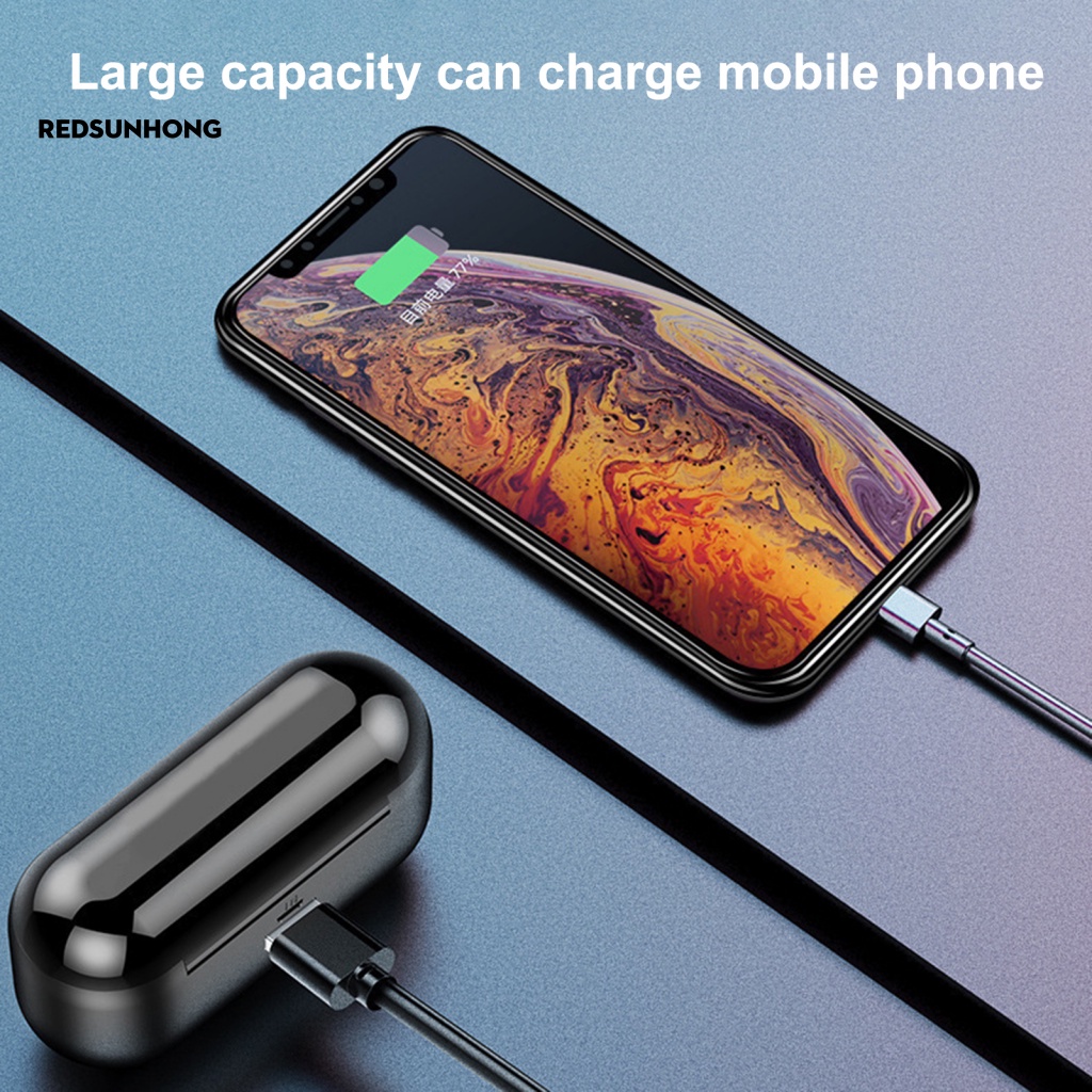 Tai Nghe Nhét Tai Bluetooth 5.0 Không Dây Âm Thanh Siêu Nhẹ Chất Lượng Cao