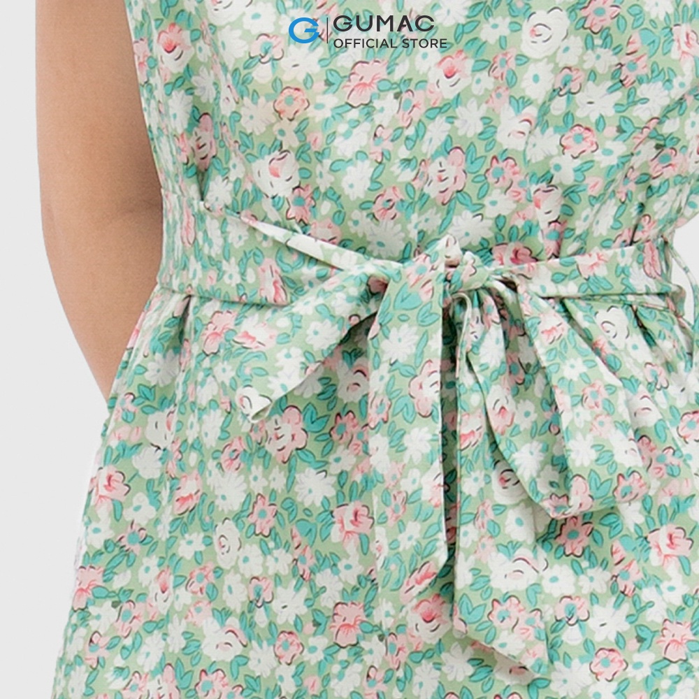 [Mã WABRGUM giảm 10% tối đa 30K đơn 99K] Đầm nữ suông buộc dây thời trang GUMAC DC04052 | BigBuy360 - bigbuy360.vn