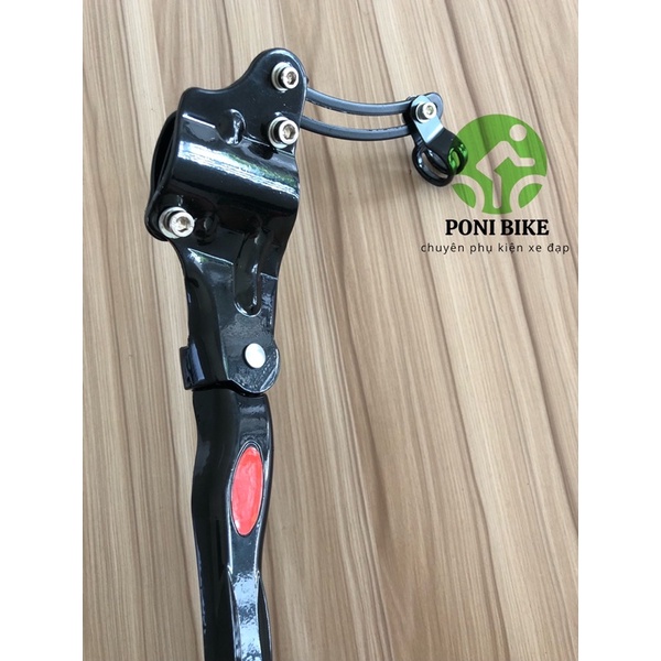 Chân chống nhôm xe đạp thể thao, địa hình - thay đổi được kích thước, có ốp bắt vào sườn