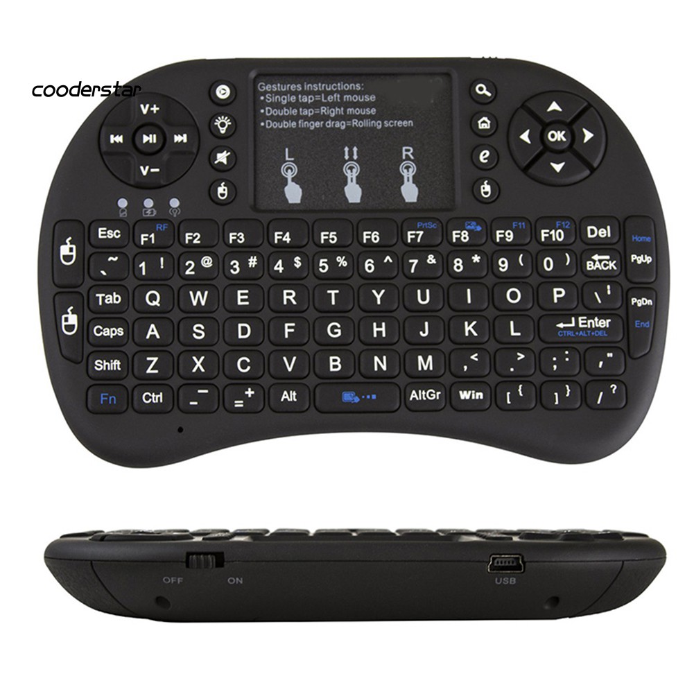 Bàn Phím Bluetooth Không Dây Mini Rxsc I8 2.4g Cho Pc Laptop