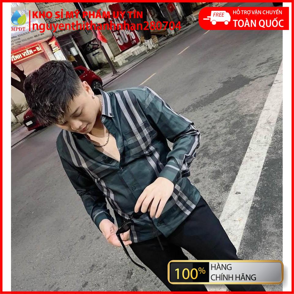 Áo sơ mi - Áo sơ mi BurBeRi cao cấp ,mềm mịn, thấm hút mồ hôi, form trẻ trung | BigBuy360 - bigbuy360.vn