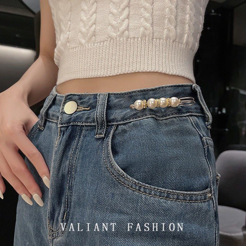 Ghim Cài Thắt Lưng Cố Định Đính Ngọc Trai Cao Cấp Sang Trọng
