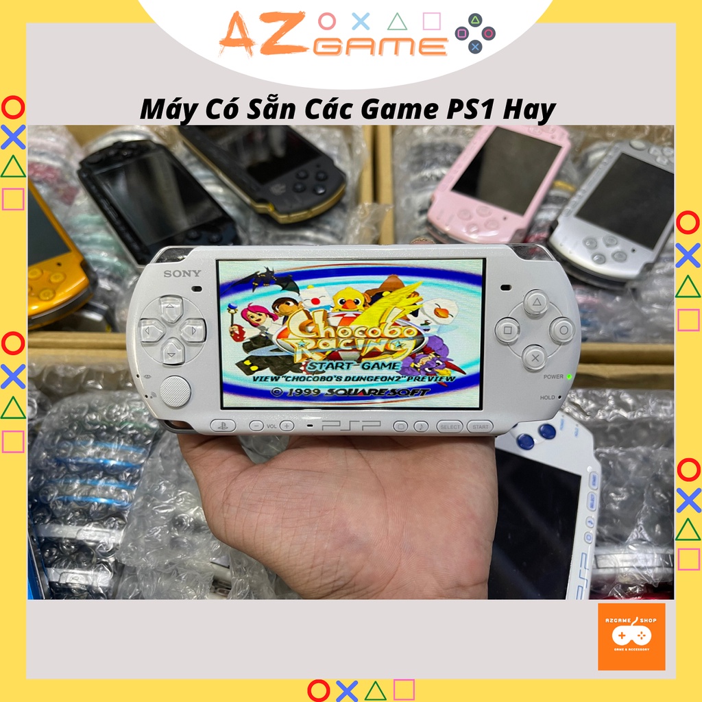 [Mã 33ELSALE hoàn 7% đơn 300K] Máy PSP 3000 (Full game PSP/PS1/GBA/NES/SNES/GAME THÙNG) + Đủ Phụ Kiện