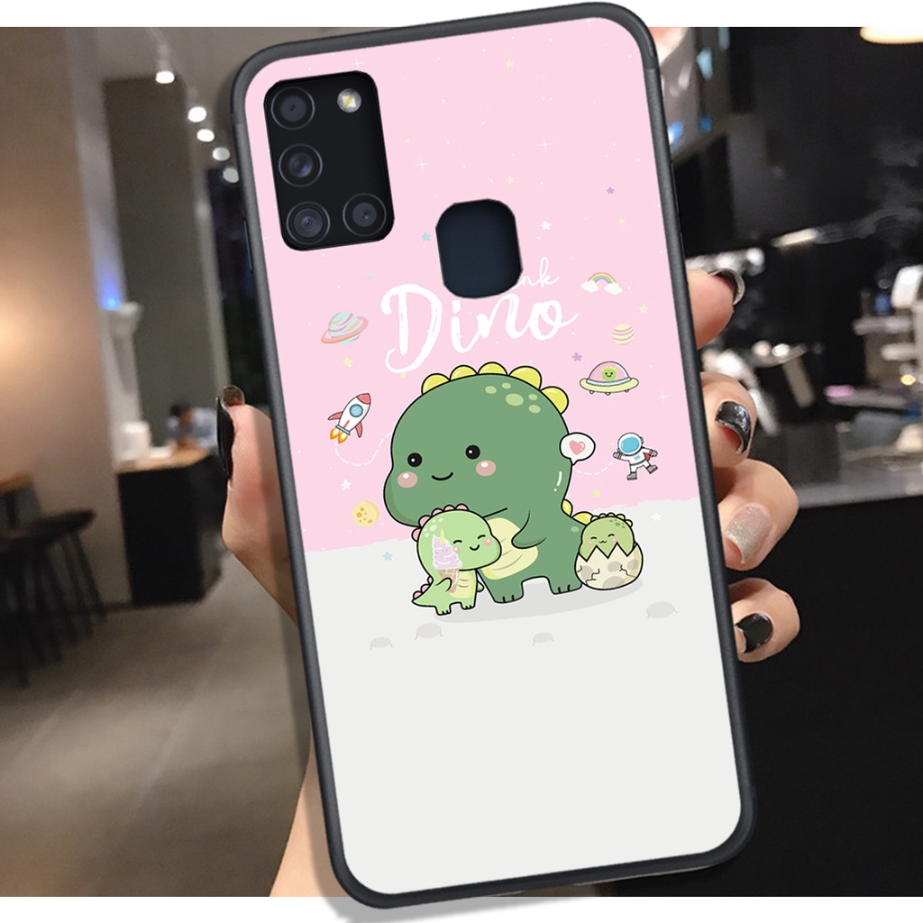[HOT]ỐP SAMSUNG A21S - M21 - M30S - M31, IN HÌNH KHỦNG LONG CHIBI SIÊU DỄ THƯƠNG.