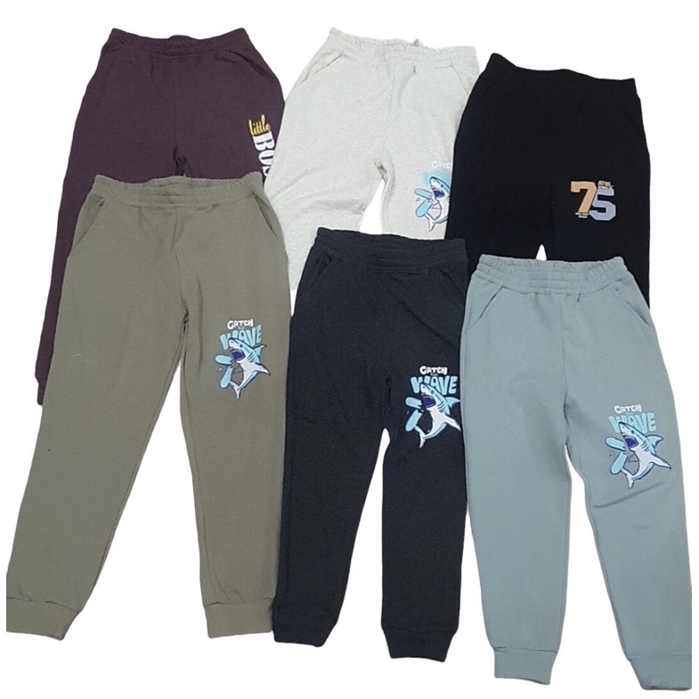 Quần dài Jogger nỉ da cá, nỉ bông xuất xịn 3-10t