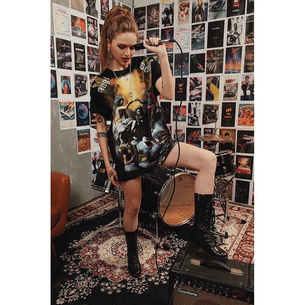 [FREESHIP ĐƠN TỪ 50K] Áo phông Nam Nữ Micenko Angle Debil Streetwear Áo Thun Nam Form Rộng Basic Cotton Oversize