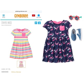 Đầm thun Gymboree bé gái