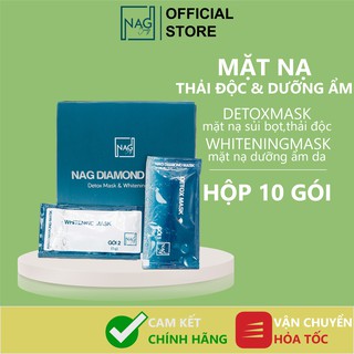 Bộ đôi mặt nạ dưỡng da N.A.G DIAMOND MASK thải độc, dưỡng trắng da mặt giảm nám và dưỡng ẩm