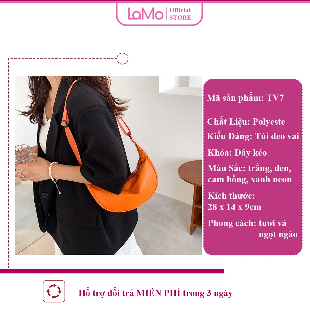 Túi đeo chéo nữ, túi bao tử chống thấm nước màu