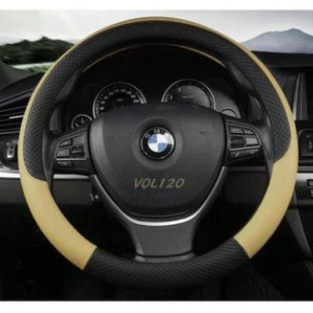 Bọc vô lăng ô tô, Bọc vô lăng da Pu phù hợp các dòng xe có đường kính vô lăng 38cm | BigBuy360 - bigbuy360.vn