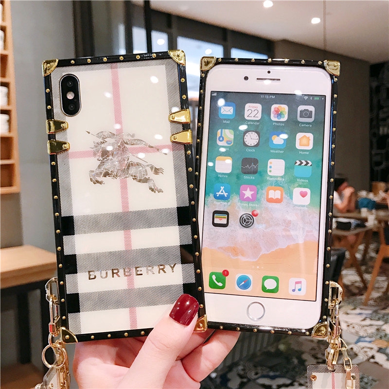 Ốp điện thoại dạng vuông cao cấp cho iPhone 6 6s 7 8 Plus X XS Max XR 11 12 13 Pro Max 12 Mini HD03