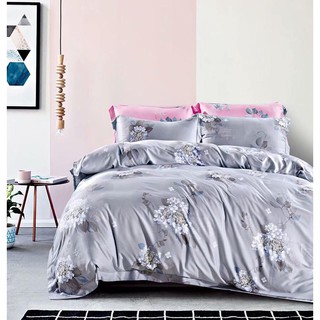 Bộ 5 món chăn ga gối hè lụa Tencel cao cấp mát lạnh Vikohome ( Chat chọn mẫu)