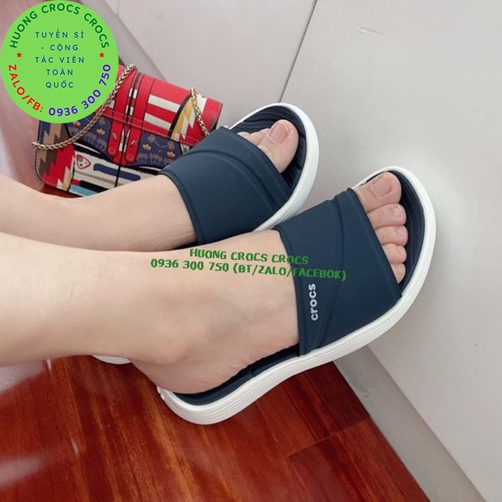 DÉP LÊ CROSS REVIVA MÀU XANH NAVY chuẩn xịn full box