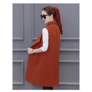 .THỜI TRANG NỮ ❣️ÁO KHOÁC ❣️ Áo Vest Form Dài Sang Trọng