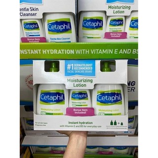 Set 3 chai dưỡng thể Lotion Cetaphil mẫu mới - Cetaphil Moisturizing Lotion (Mỹ)
