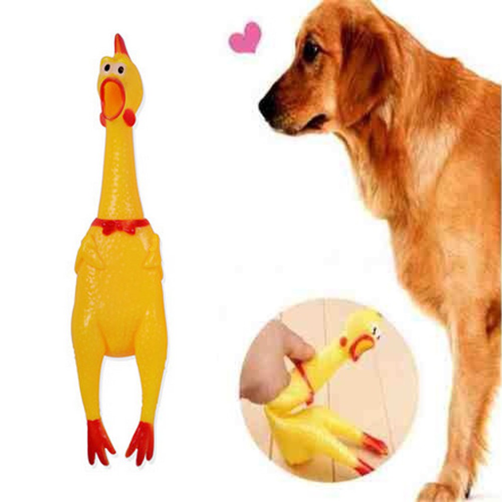 Đồ chơi hình gà phát âm thanh vui nhộn cỡ 17cm hỗ trợ giảm căng thẳng