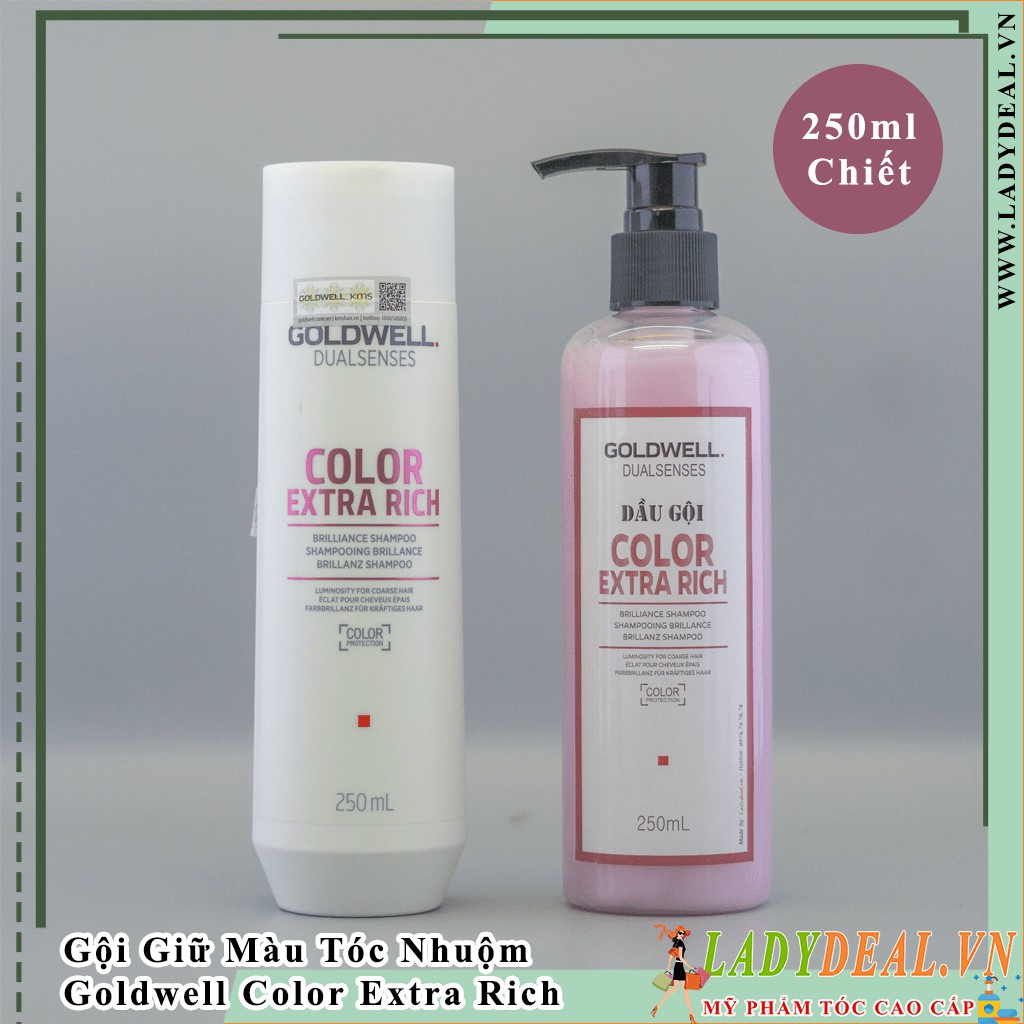 [ Chính Hãng ] Dầu Gội - Xả Giữ Màu Goldwell Dualsenses Color Extra Rich 200ml - 250ml