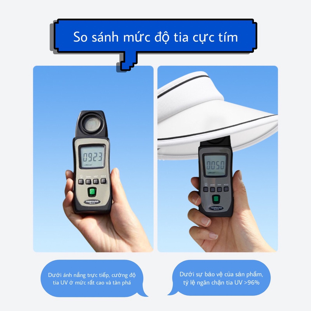 Mũ chống nắng lưỡi trai nửa đầu vành to rộng loại đẹp - Nón đi biển Mũ che nắng chống tia UV hottrend