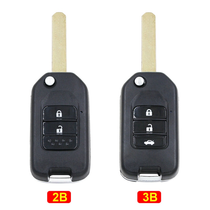 Vỏ Chìa Khóa 2/3 Nút Cho Honda FIT XRV VEZEL CITY JAZZ CIVIC HRV