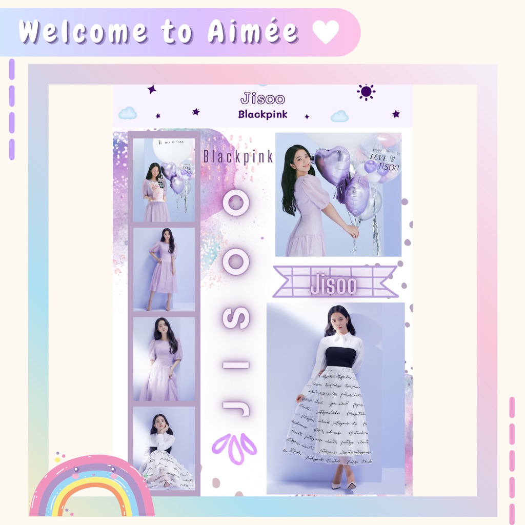 Sticker nhãn dán JISOO - BLACKPINK | AIMÉE