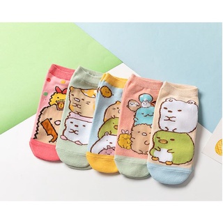 Tất nữ, vớ nữ socks nữ cổ ngắn hình hoạt hình hàn quốc siêu dễ thương