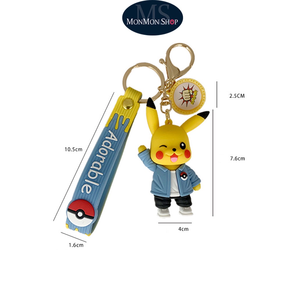 Móc Khóa Pokemon 🧸 Móc Khóa Anime siêu kute chất lượng đảm bảo