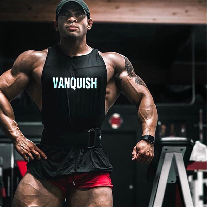 2020 New Cotton Workout Muscle Singlets Undershirt Bodybuilding Gym Men Tank Tops Brand Fashion Casual Fitness Sleeveless Vest