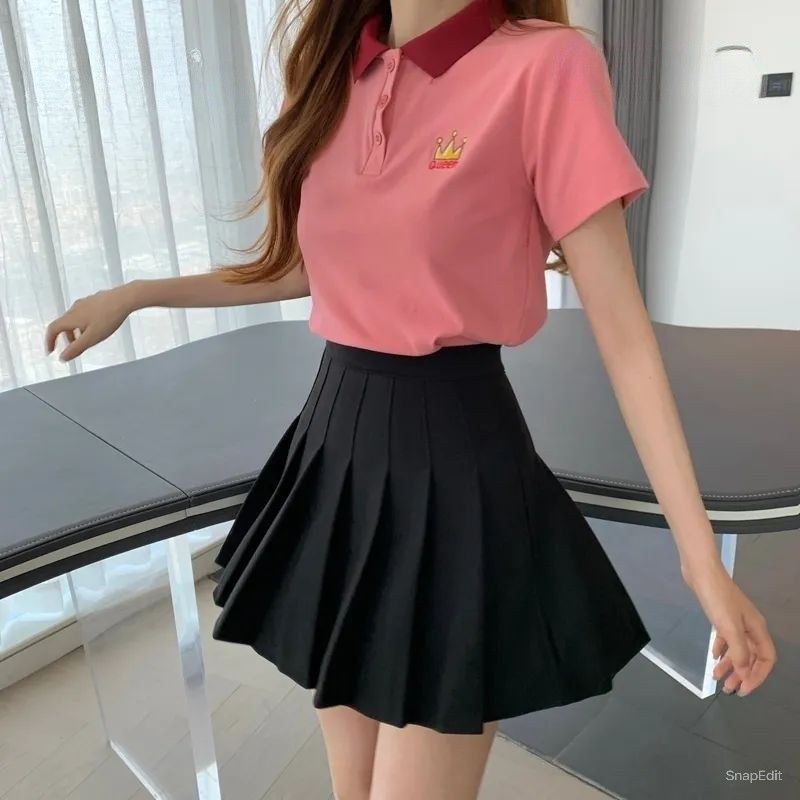 Chân Váy Ten Nis Nữ Xếp Ly Dáng Ngắn, Xòe Đẹp Có Lót Quần Bên Trong