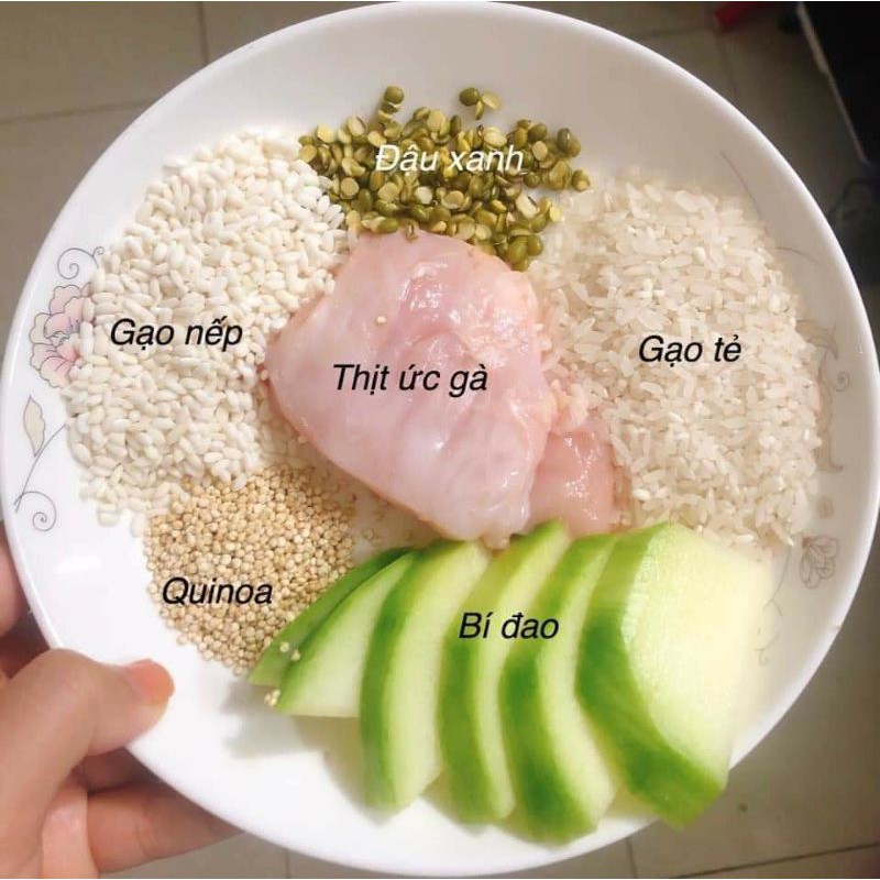 Hạt dinh dưỡng hữu cơ nấu cháo/soup cho bé 100gr