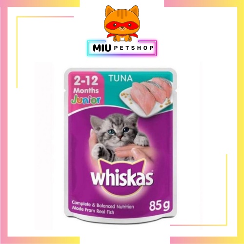 Pate Whiskas cho mèo con, Pate cho mèo con từ 2-12 tháng tuổi