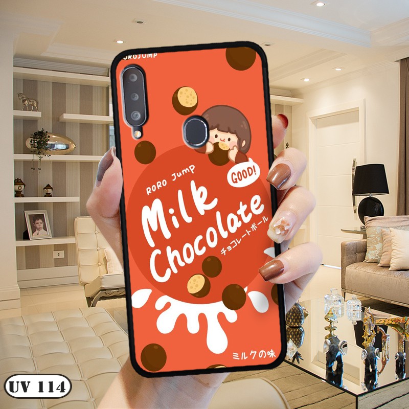 Ốp lưng điện thoại Samsung Galaxy A20S - lưng nhám viền dẻo