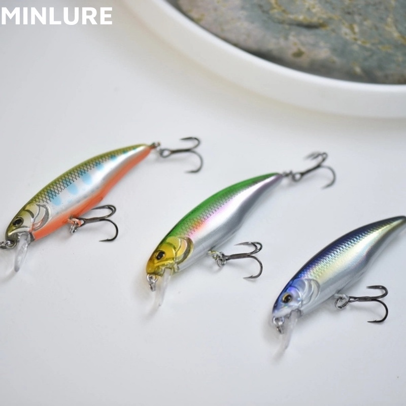 Mồi giả câu lure cá chày suối X52 52mm, 4.8gr mồi câu lure cá mương suối