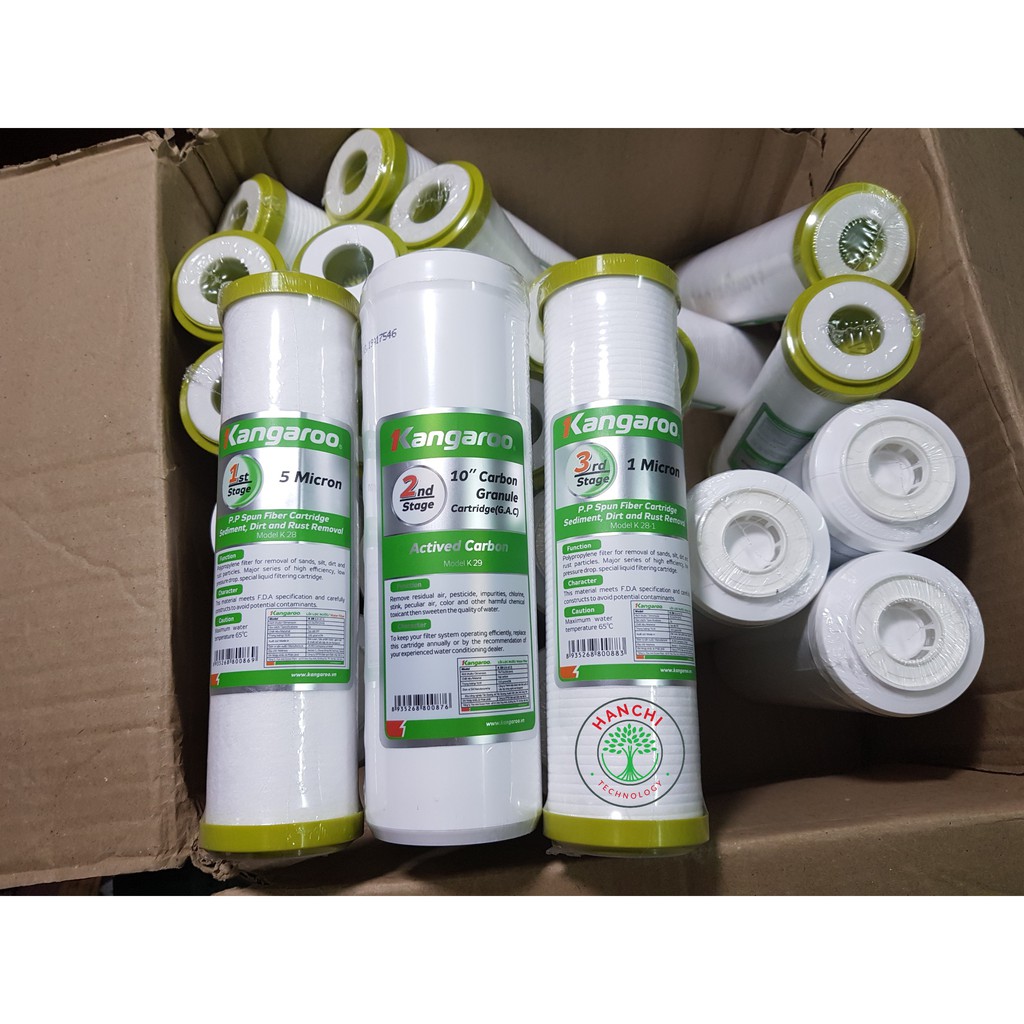 Bộ Lõi Lọc Nước Số 1 2 3 Kangaroo Chính Hãng | BigBuy360 - bigbuy360.vn